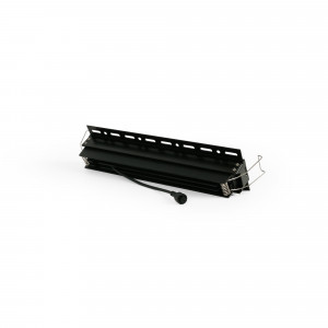 Foco linear LED para integração em gesso cartonado - 20W - UGR18 - CRI90 - Preto