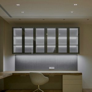 Downlight LED quadrado para escritórios