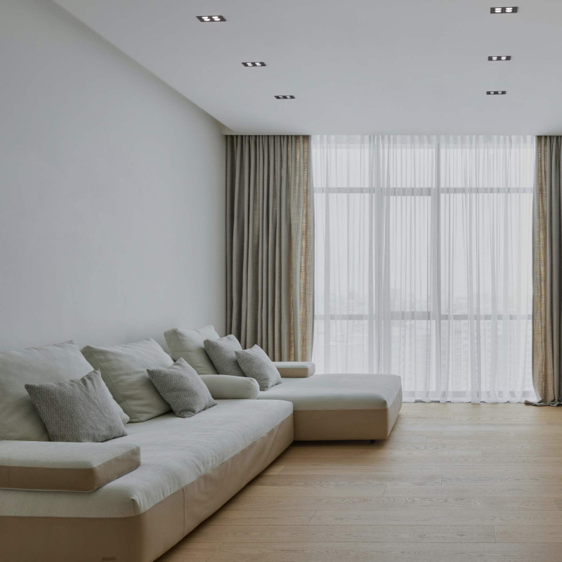 Luminária quadrada LED de embutir com 4 focos 8W - UGR18 - CRI90 - Chip OSRAM - Preto Luminária quadrada LED de embutir com 4 focos 8W - UGR18 - CRI90 - Chip OSRAM - Preto