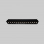 Foco linear LED para integração em gesso cartonado - 30W - UGR18 - CRI90 - Preto