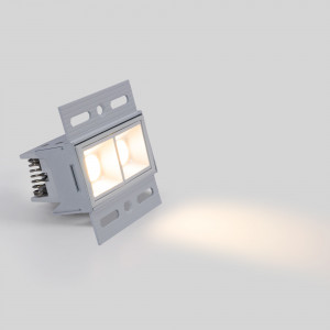 Foco linear LED para integração em gesso cartonado - 4W - UGR18 - CRI90 - Branco