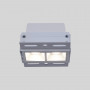 Foco linear LED para integração em gesso cartonado - 4W - UGR18 - CRI90 - Branco