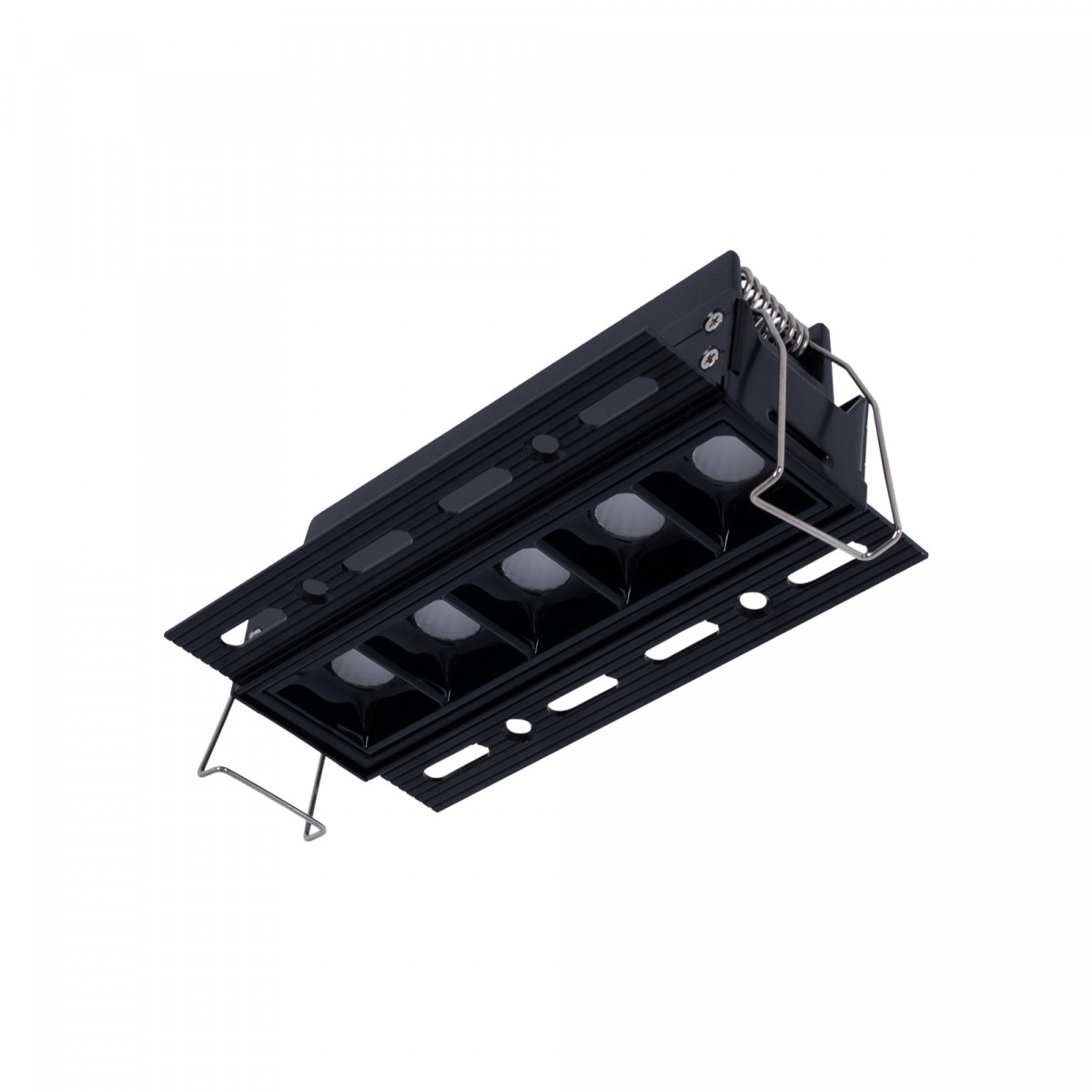 Projetor linear LED para integração em placas de gesso cartonado - 12W - UGR18 - CRI90 - Preto