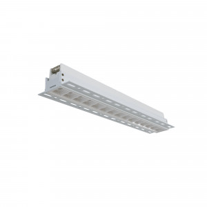 Foco linear LED para integração em gesso cartonado - 30W - UGR18 - CRI90 - Branco