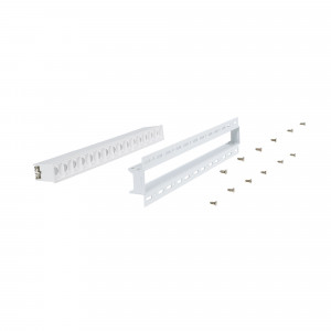 Foco linear LED para integração em gesso cartonado - 30W - UGR18 - CRI90 - Branco