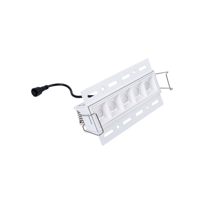 Luminária retangular para instalação em gesso cartonado