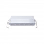 Foco linear LED para integração em gesso cartonado - 12W - UGR18 - CRI90 - Branco