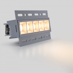 Projetor linear LED para integração em placas de gesso cartonado - 12W - UGR18 - CRI90 - Branco