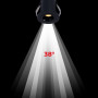 Downlight LED de embutir circular 2W - Chip Osram - UGR18 - Corte Ø 25mm - Preto