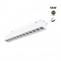 Luminária linear para trilho magnético CCT - 10W - UGR18 - Mi Light - Branco