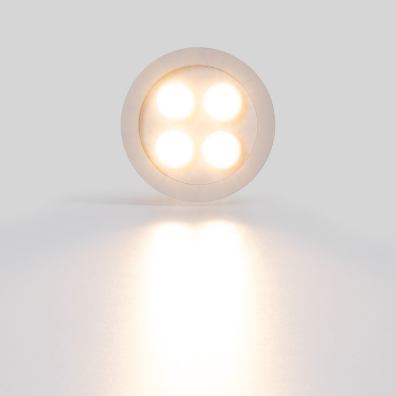Luminária com 4 focos LED - chip Osram