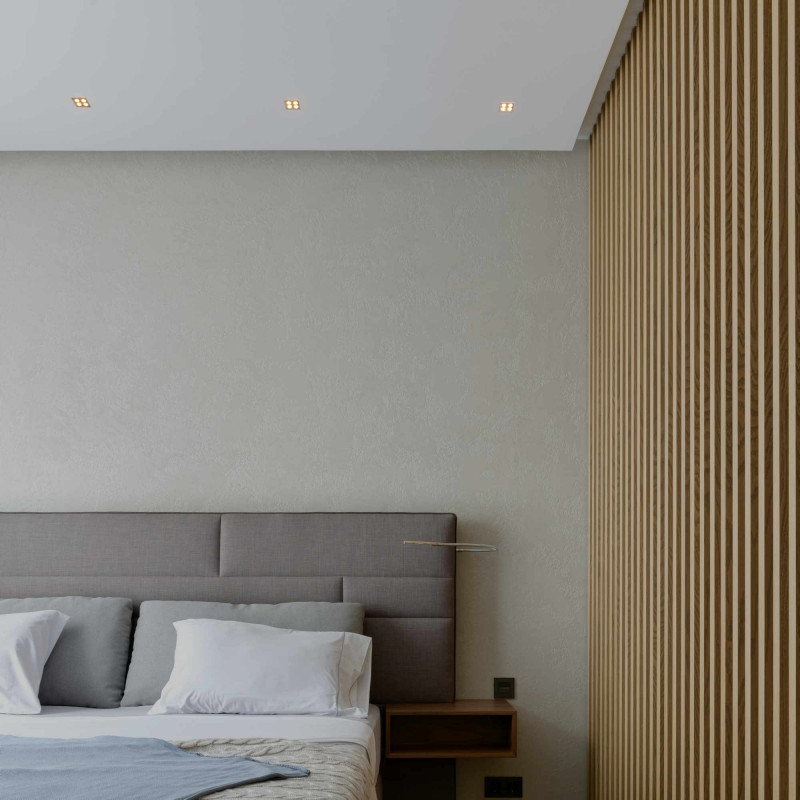 Iluminação embutida no teto do quarto Iluminação embutida no teto do quarto