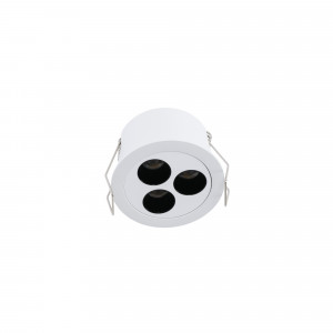 Downlight LED circular de embutir de 6W - UGR18 - Corte Ø 55mm - Branco