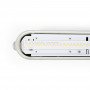 Escudo luminoso LED formato linear impermeável