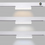 Luminária linear orientável para carril magnético CCT - 10W - UGR18 - Mi Light - Branco