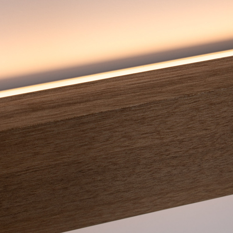 Aplique de parede linear de madeira "Wooden" - 26W - 100cm - Philips Driver Aplique de parede linear de madeira "Wooden" - 26W - 100cm - Philips Driver