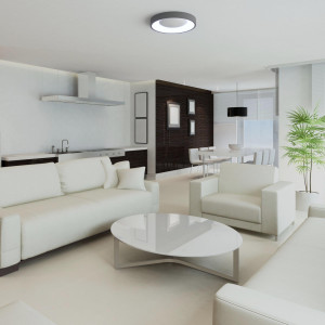 Iluminação de teto para salas de estar