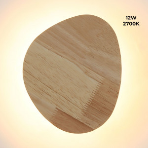 Aplique de parede  de madeira 12W