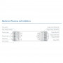 RGB + CCT 12-48V DC - 25A (5A/canal) - RF 2.4G - PUSH dimmer - Skydance