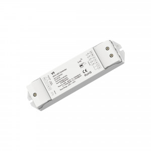 Controlador RGB + CCT 12-48V DC - 25A (5A/canal) - RF 2.4G - PUSH dimmer - Skydance