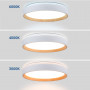 Candeeiro com três temperatura de luz branca: 3000K, 4000K e 6000K