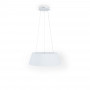 Candeeiro suspenso LED CCT 24W - Efeito madeira - ø46cm