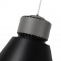 Campânula LED comercial de 36W - 4300K - CRI95 - Driver KeGu - Cor preta