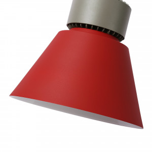 Campânula LED para espaços comerciais 36W - 4300K - CRI95 - Driver KeGu - Cor vermelha