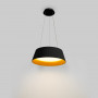 Candeeiro suspenso LED CCT 24W - Efeito madeira - ø46cm