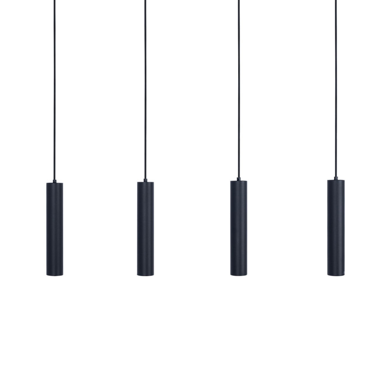 Candeeiro suspenso minimalista quádruplo "Bila 4" - GU10