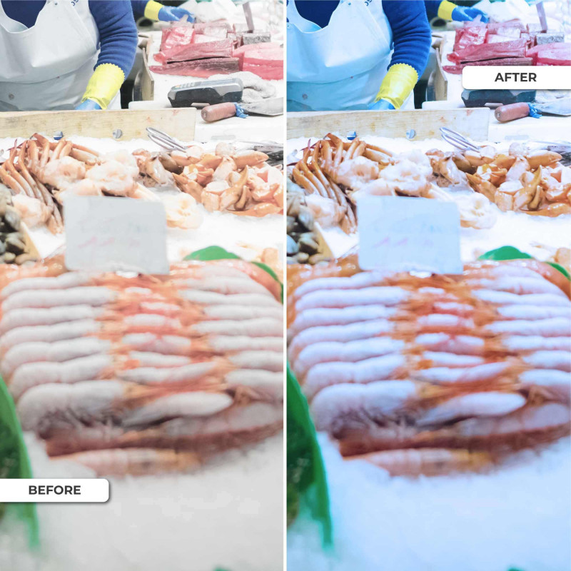 Iluminação de peixarias