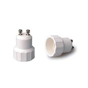 Adaptador de GU10 a rosca E14 Adaptador de GU10 a rosca E14