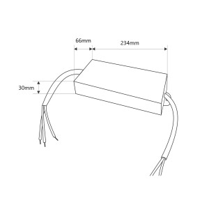 Fonte de alimentação impermeável slim 250W 24V - 10,4A - IP67