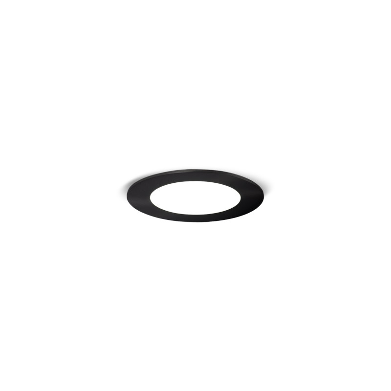 foco preto LED ultra slim 6W - CCT - Corte Ø 110mm