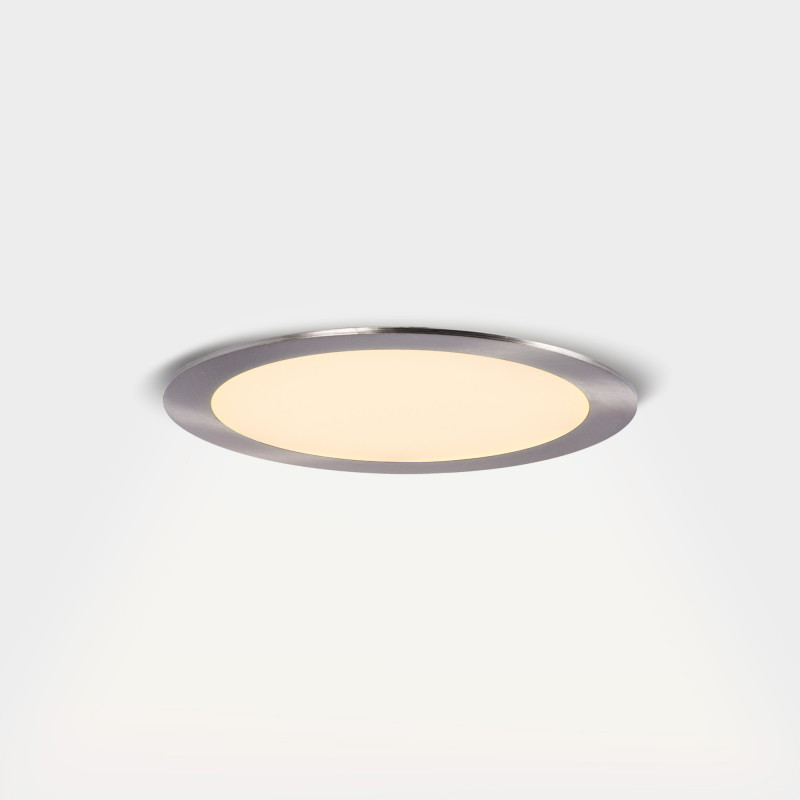Downlight LED ultrafino 12W - CCT - Corte Ø 155mm - prateado