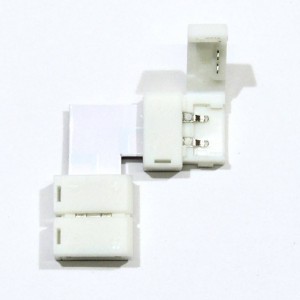 Conector para fitas LED 12V 10mm para esquinas 90°