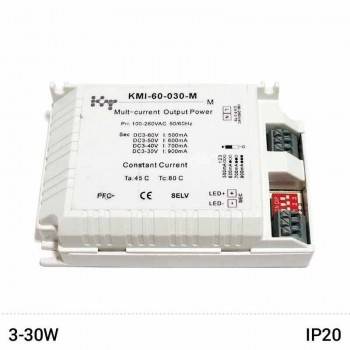 Driver saída multicorrente 30W Driver saída multicorrente 30W