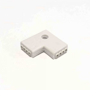 Conector rápido RGB de 4 pinos fita a fita em L