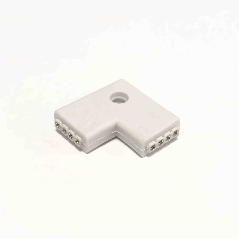 Conector rápido RGB de 4 pinos fita a fita em L