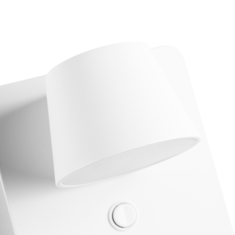 Aplique de parede com porta USB "BASKOP W" - 6W - Base de carregamento sem fios Aplique de parede com porta USB "BASKOP W" - 6W - Base de carregamento sem fios