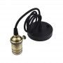 Porta-candeeiro Suspenso Vintage Bronze com interruptor Porta-candeeiro Suspenso Vintage Bronze com interruptor