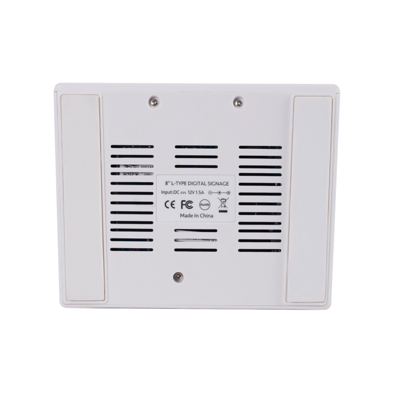 Display publicitário de mesa LCD 10,1'' com câmara - Táctil - Android 11 | electronic signage