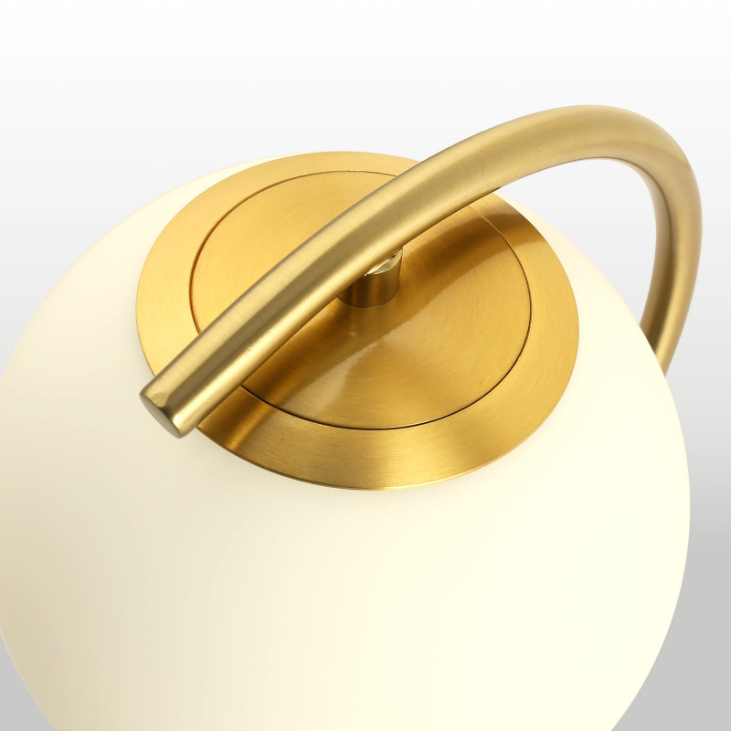 Candeeiro de mesa com bola de cristal "San" | candeeiros mesa cabeceira