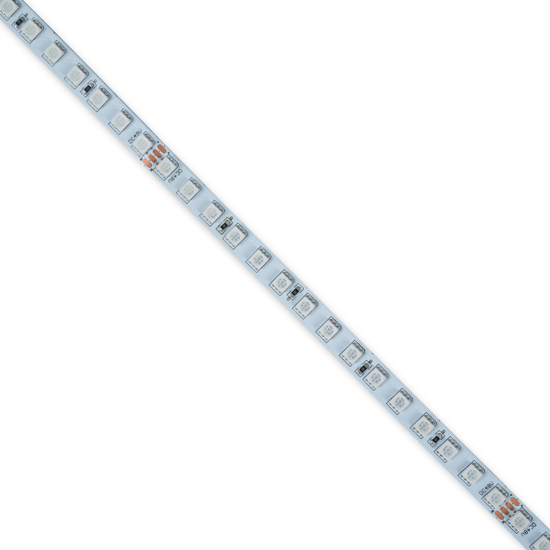 Fita LED 48V DC - RGB - 14.4W/m - 10mm - IP20 - 20 metros - 90LED/m | LED RGB
