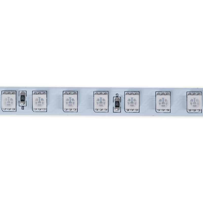 Fita LED 48V DC - RGB - 14.4W/m - 10mm - IP20 - 10 metros - 90LED/m | LED RGB