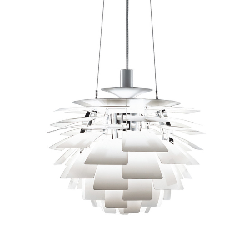 Candeeiro suspenso design "Luxor" - Branco - E27 | candeeiros de tecto suspensos