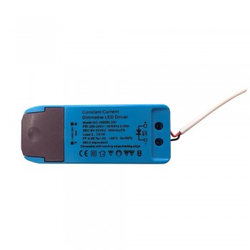 Driver atenuável/ regulável para lâmpada encastrável 7W Driver atenuável/ regulável para lâmpada encastrável 7W