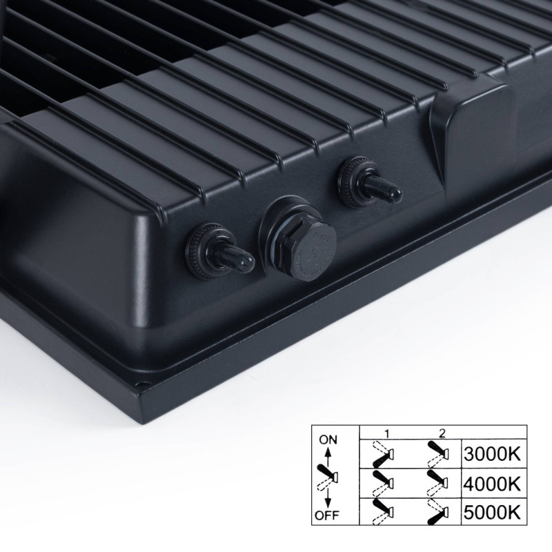 Projetor LED exterior 100W CCT - Série "PRO" - 110lm/W - IP66 | holofotes led exterior Projetor LED exterior 100W CCT - Série "PRO" - 110lm/W - IP66 | holofotes led exterior