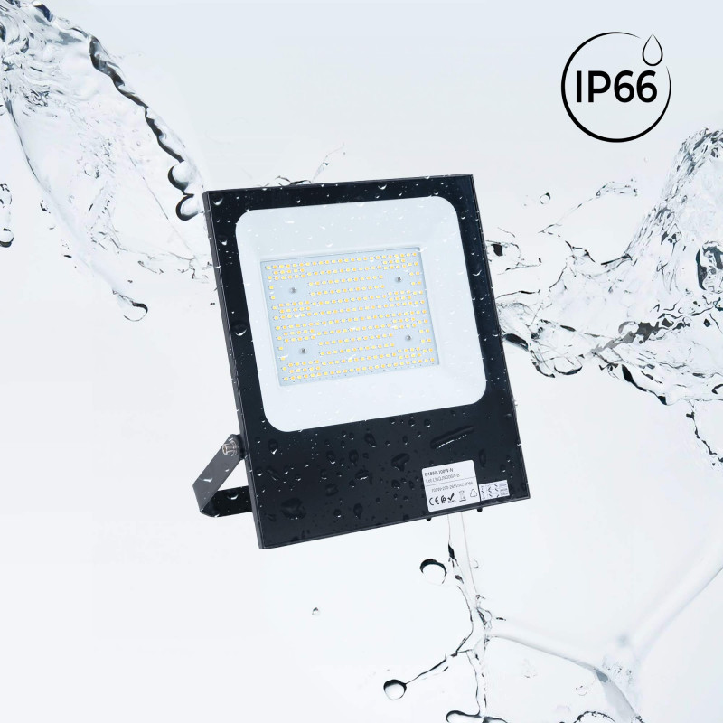 Projetor LED exterior 100W CCT - Série "PRO" - 110lm/W - IP66 | holofotes led exterior Projetor LED exterior 100W CCT - Série "PRO" - 110lm/W - IP66 | holofotes led exterior