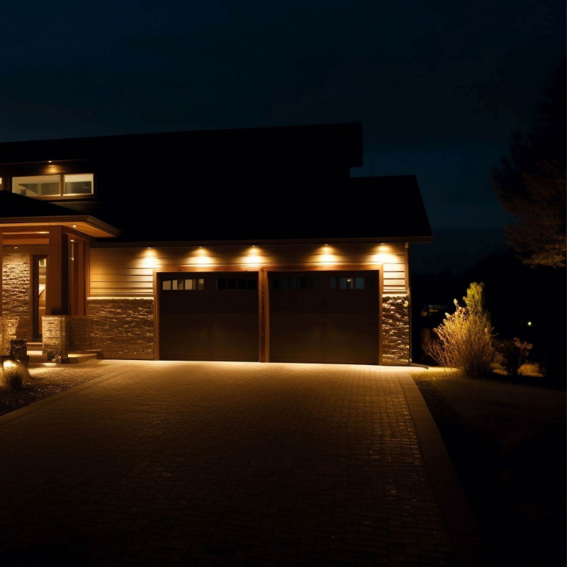 Projetor LED exterior com sensor de movimento PIR - 20W - IP65 Projetor LED exterior com sensor de movimento PIR - 20W - IP65